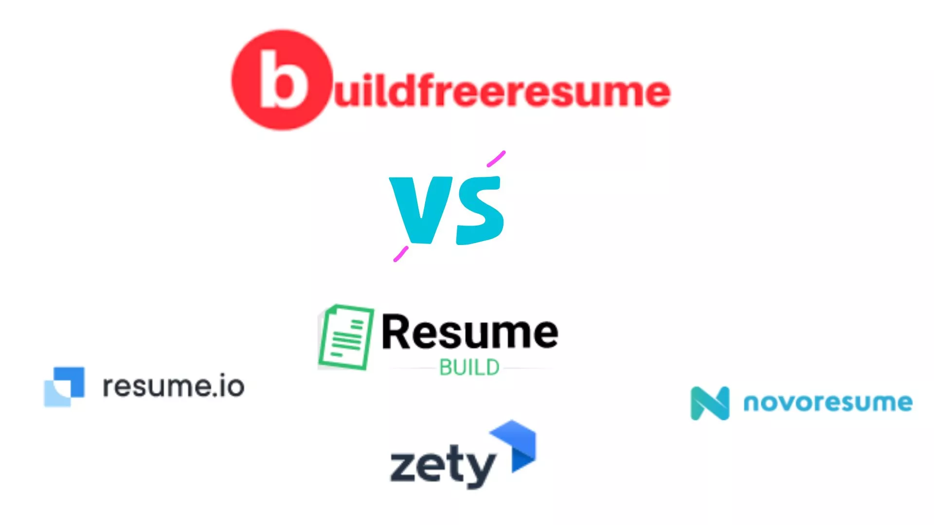 buildfreeresume vs resume.io resumebuild zety novoresume