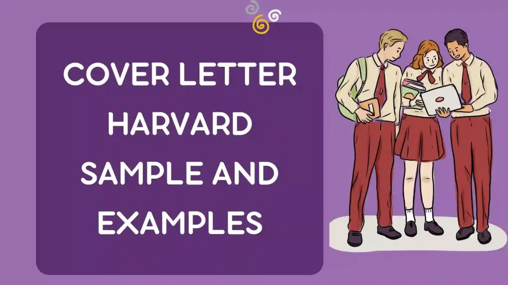 cover letter harvard sample and examples