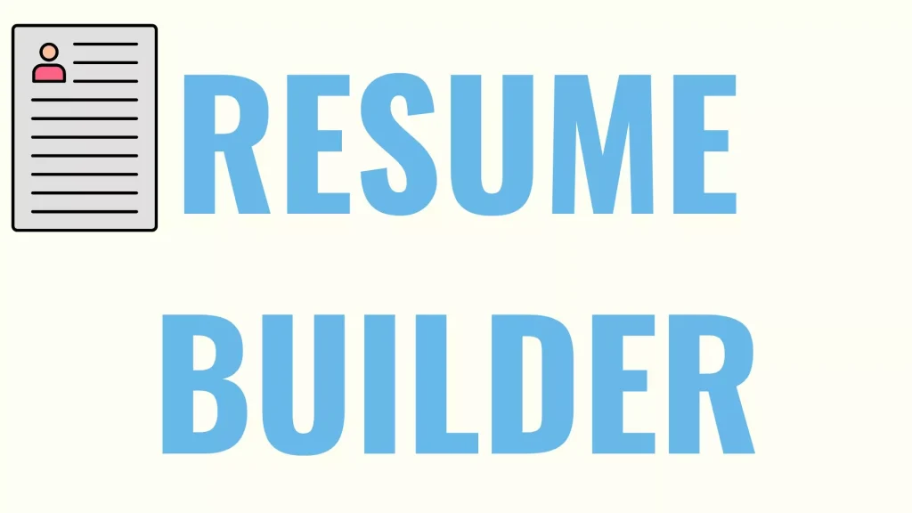 resume builder
