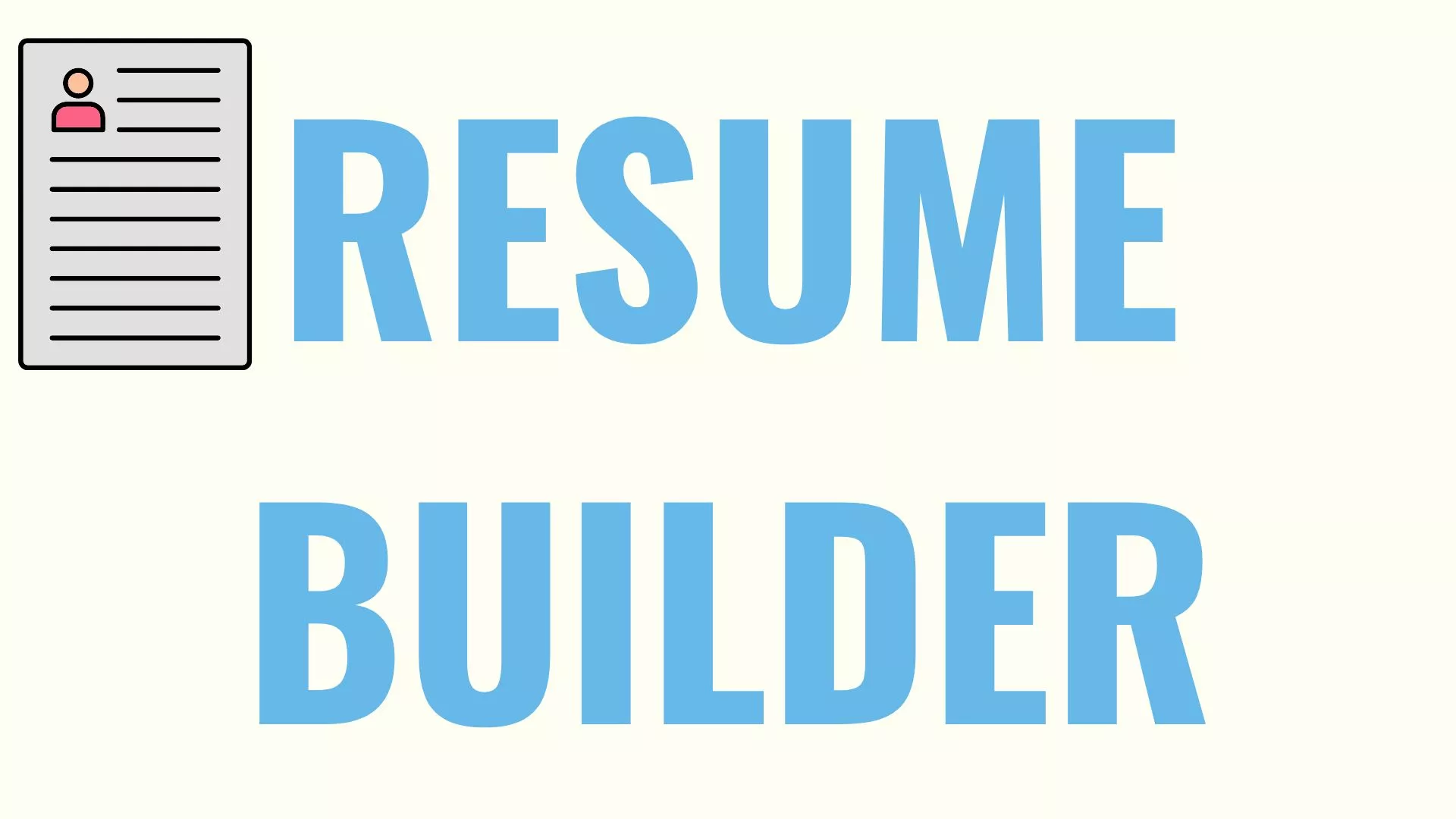 Resume Builder 2023 | Build Free Resume