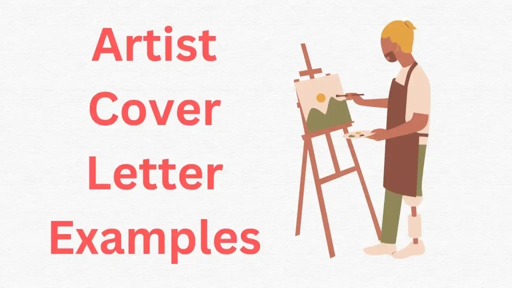 Artist Cover Letter