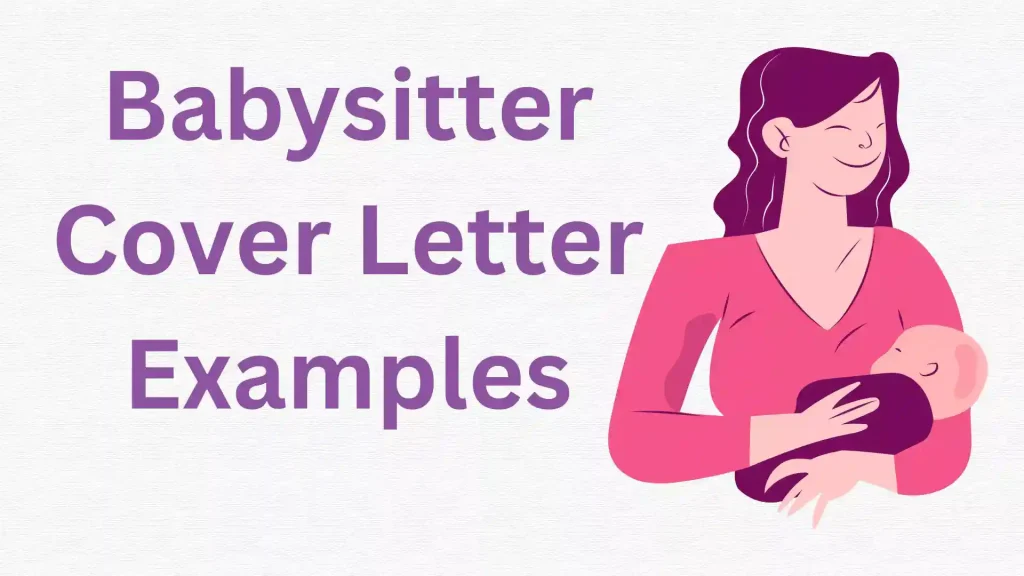 Babysitter Cover Letter