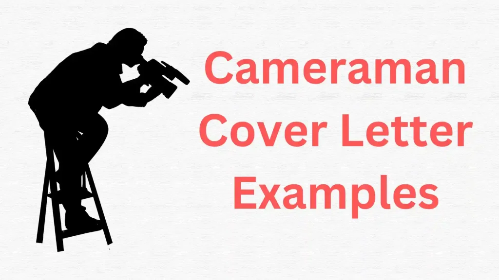 Cameraman Cover Letter
