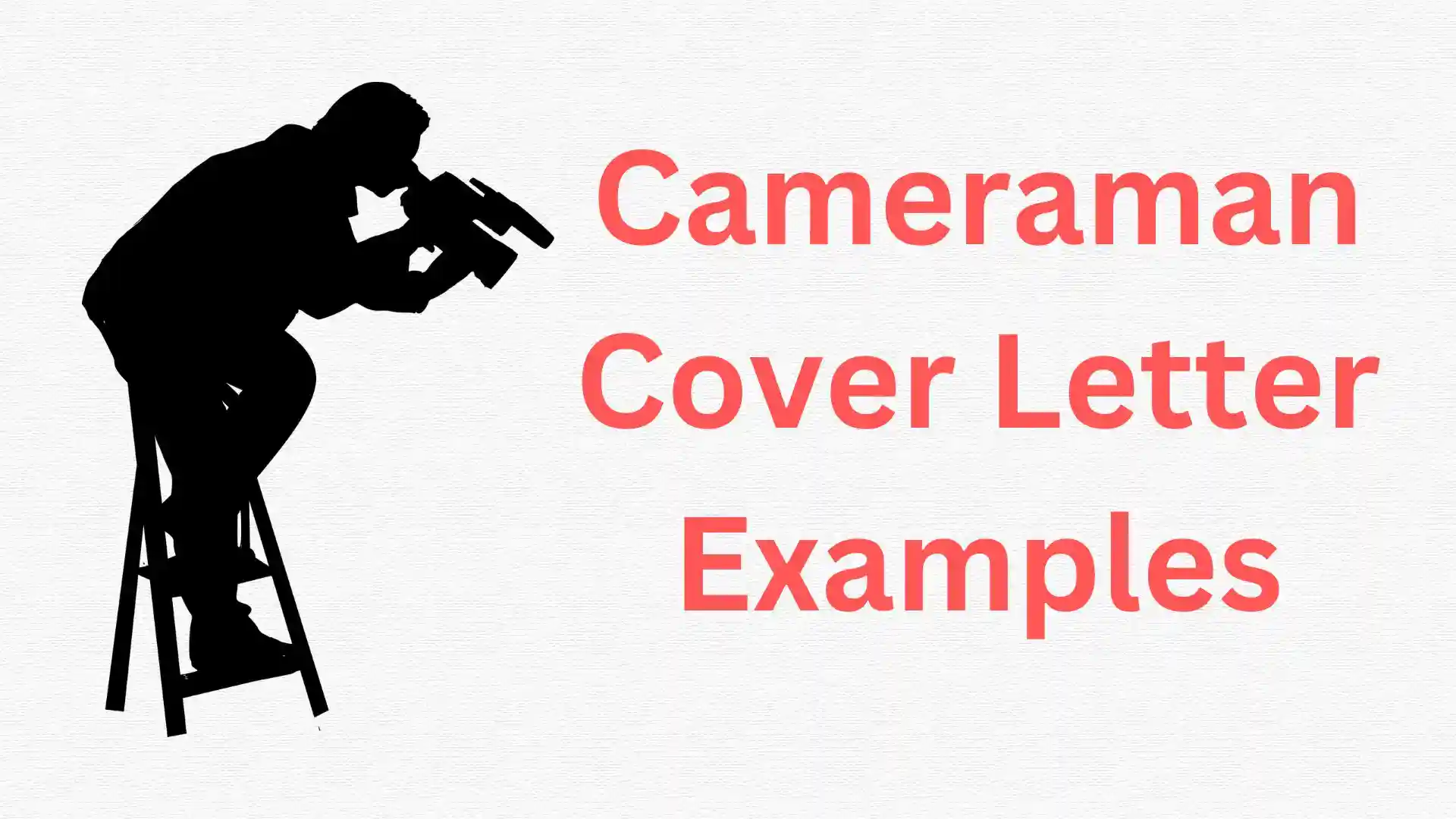 job application letter sample for cameraman