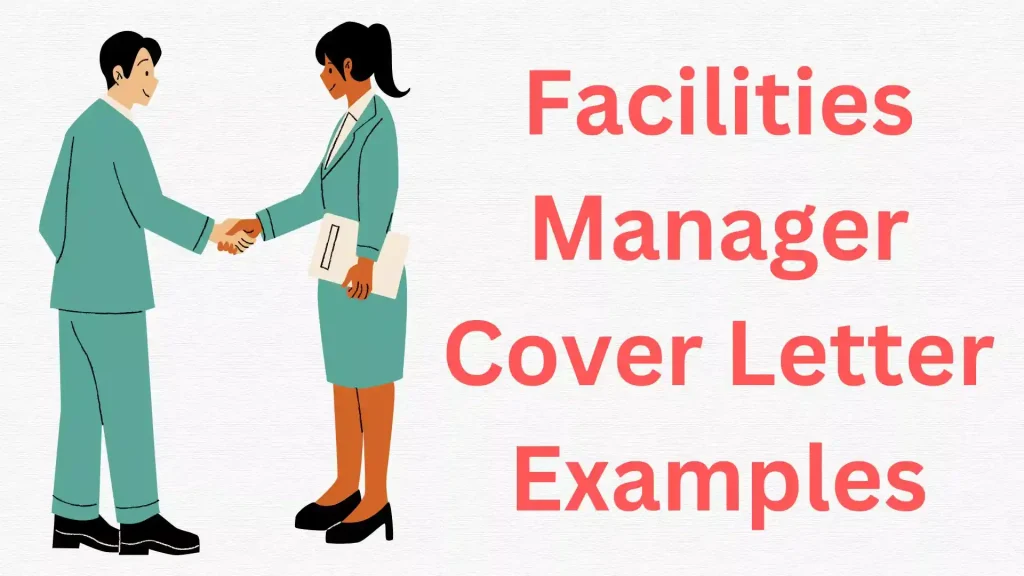 Facilities Manager Cover Letter