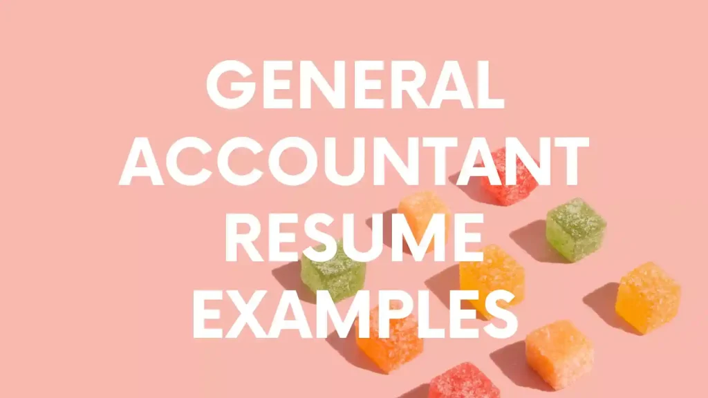 General Accountant Resume