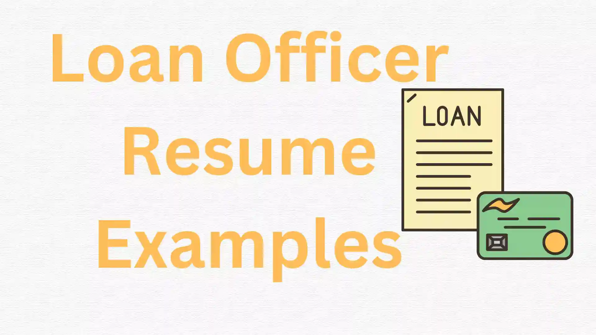 Loan Officer Resume Examples Template With Job Winning Tips