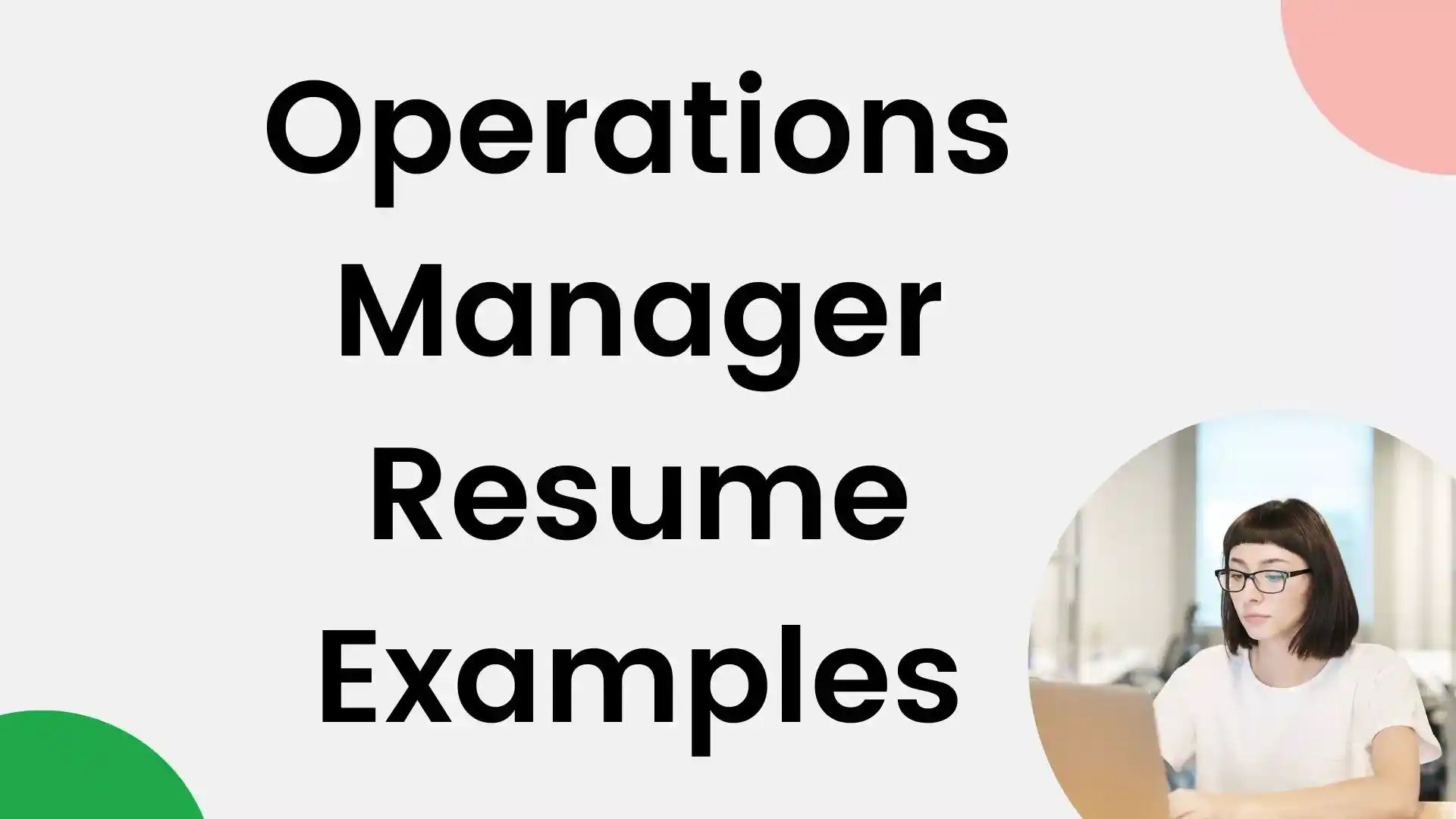 2023 Operations Manager Resume Examples BuildFreeResume