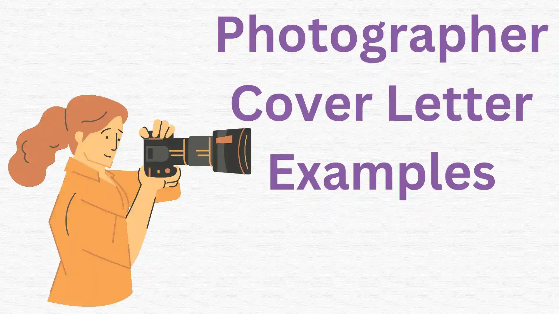 photographer cover letter sample