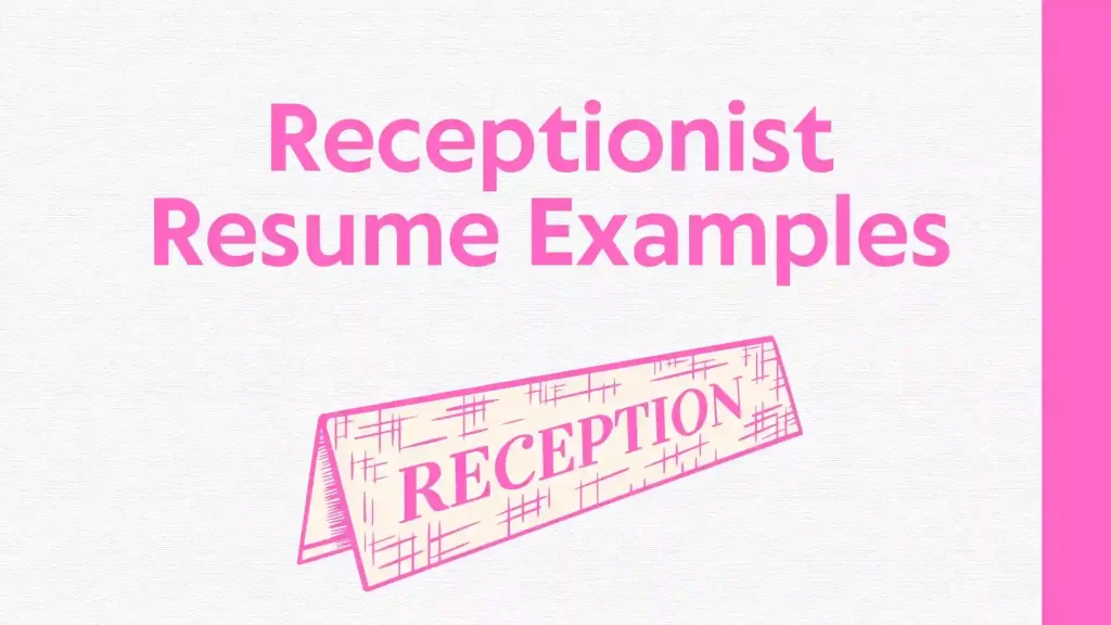 Receptionist Resume