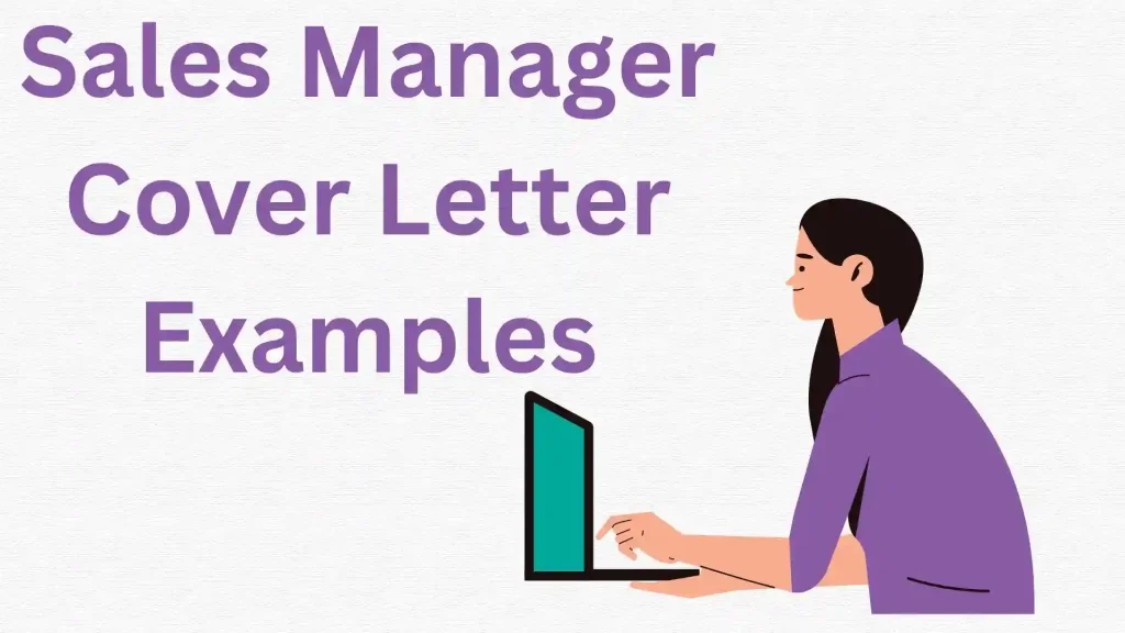 Sales Manager Cover Letter