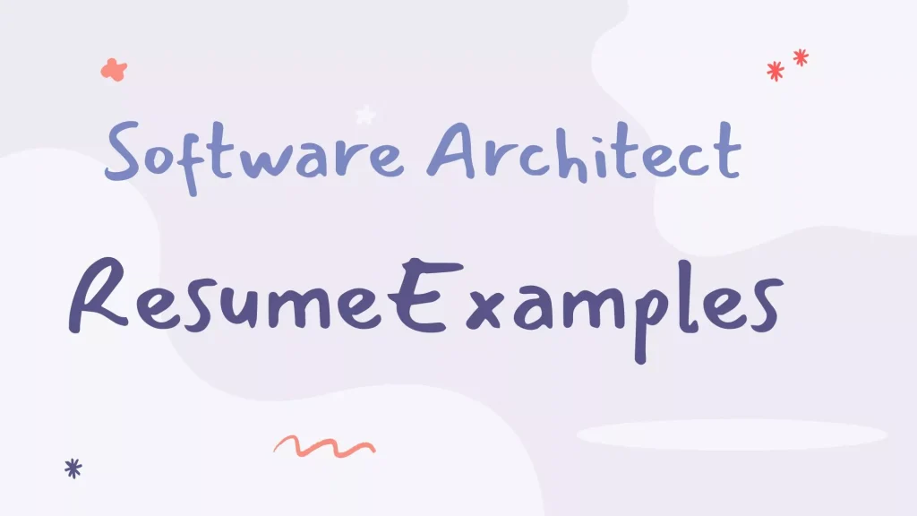 Software Architect Resume