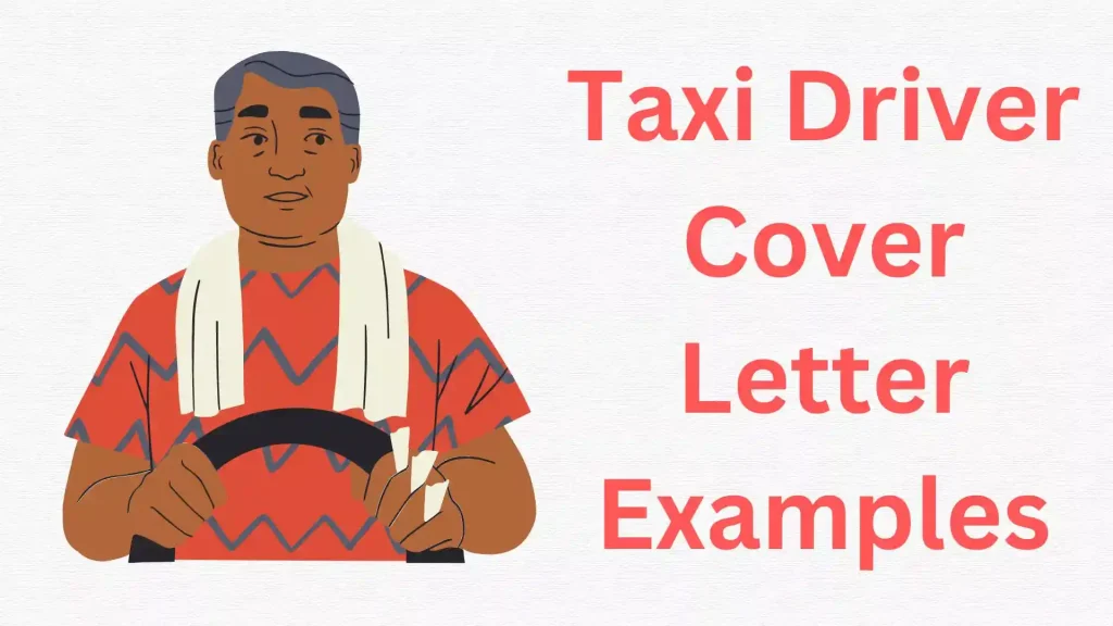 Taxi Driver Cover Letter