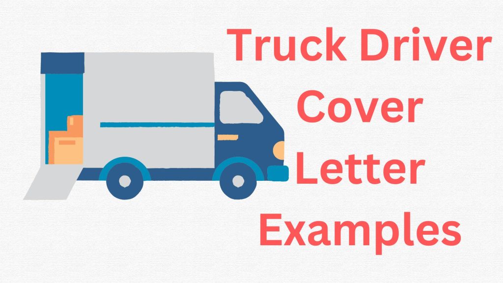 Truck Driver Cover Letter