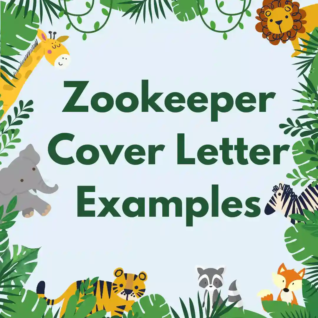 cover letter for zookeeper job