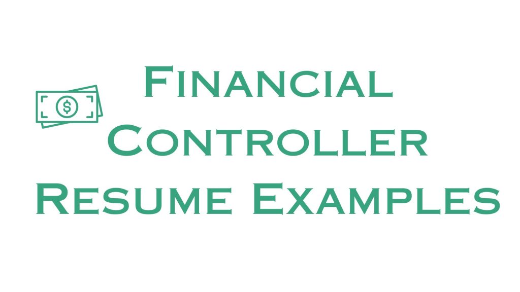 Financial Controller Resume
