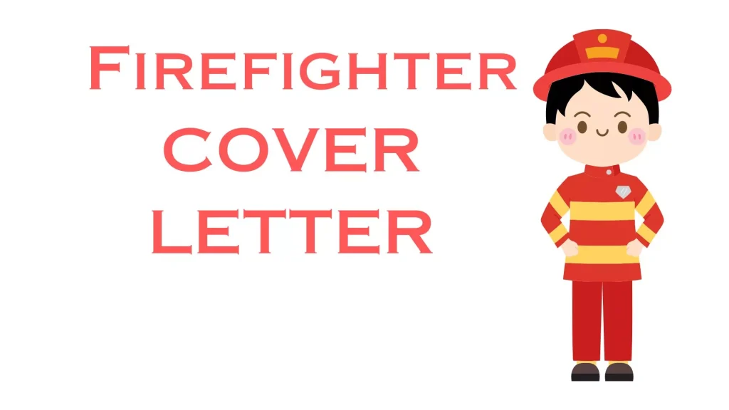 Firefighter cover letter