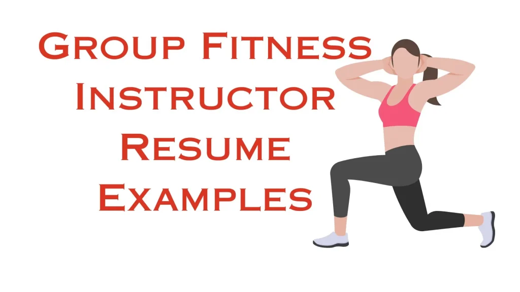 Group Fitness Instructor Resume