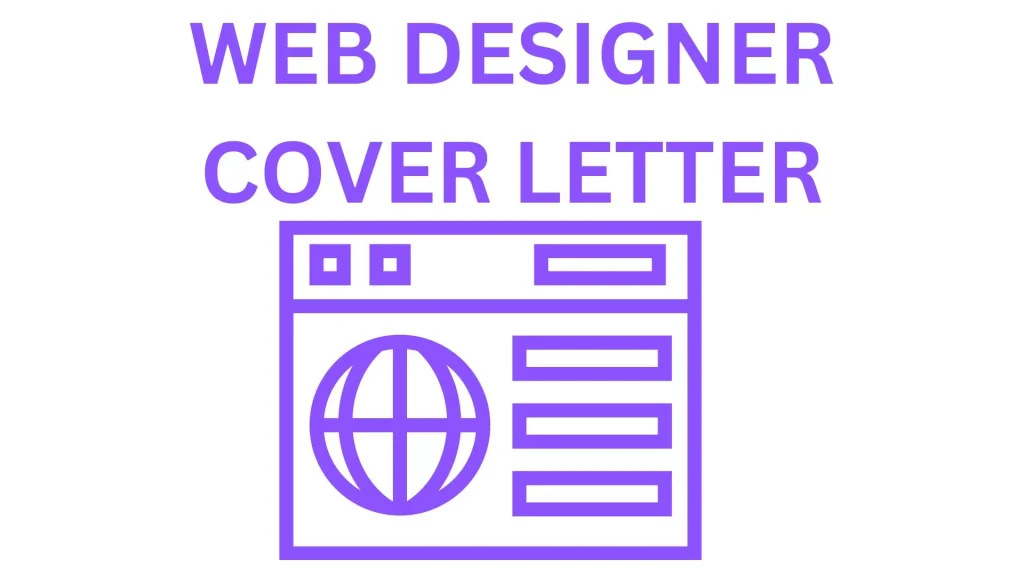 Web Designer Cover Letter