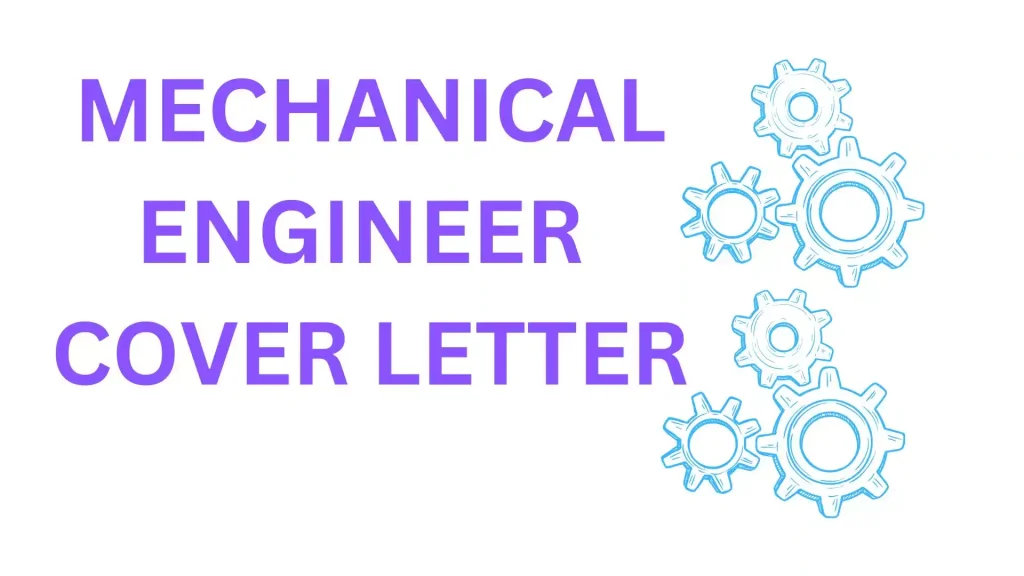 mechanical engineer cover letter