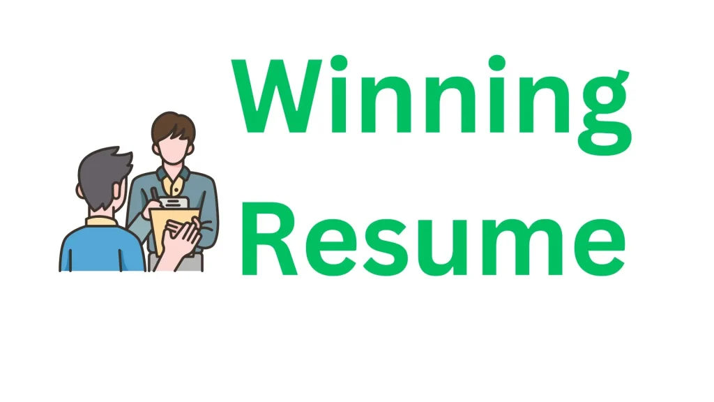 winning resume