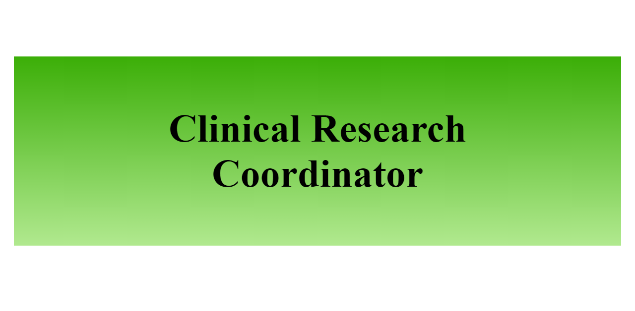 Clinical Research Coordinator - BuildFreeResume.com