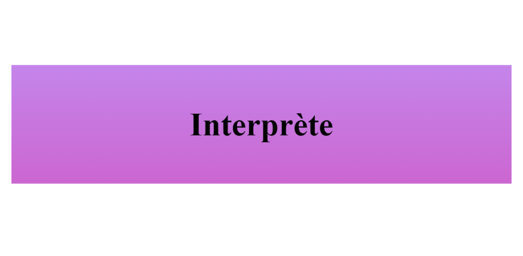 interprète