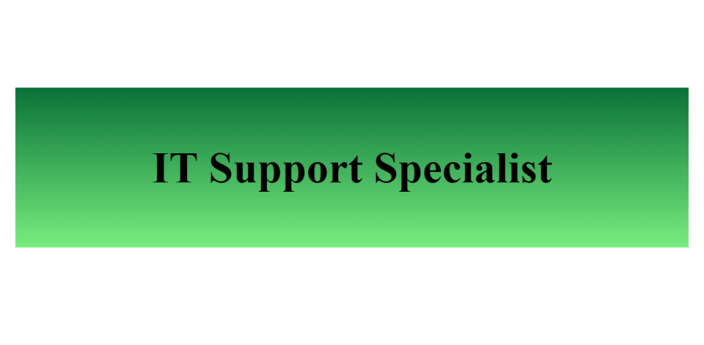 it support specialist