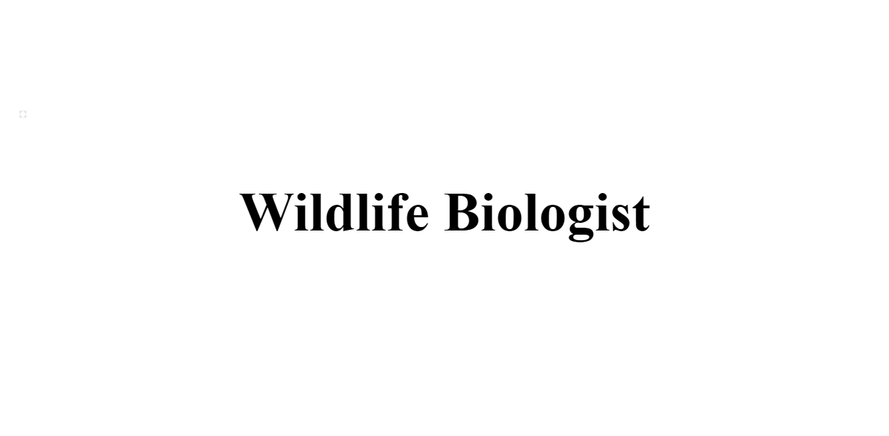 Wildlife Biologist Buildfreeresume Com